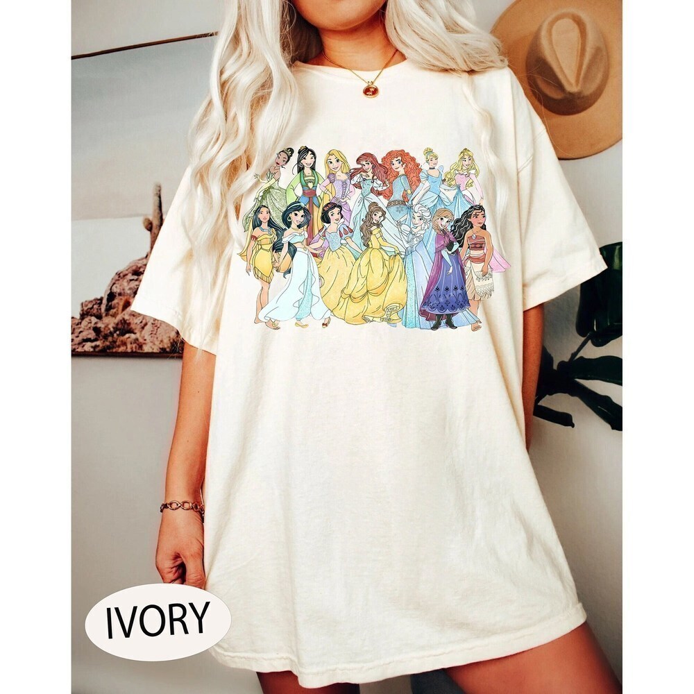 Disney Princess Shirt Movie Fans Shirt